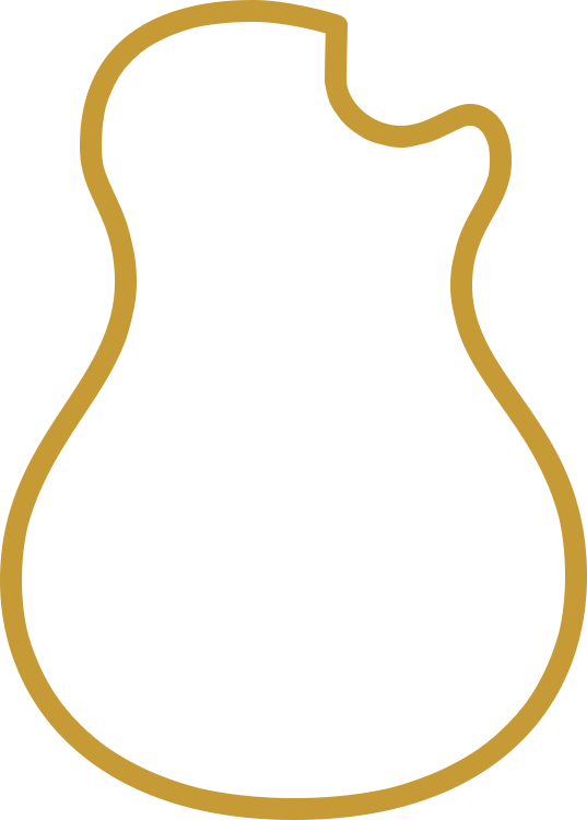 Outline of a Chicago guitar